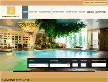Tablet Screenshot of diamondcityhotel.com